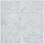 Elegant Metro Square Hand-Tufted Wool Rug in Soft Gray - 6'x6'