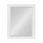 Elegant Full-Length White Polystyrene Framed Rectangular Mirror