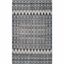 Kenya 4' x 6' Gray and Blue Hand-Knotted Wool Area Rug