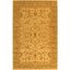 Ivory and Brown Hand-Tufted Wool Area Rug 4' x 6'