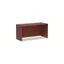 Medium Cherry Office Credenza with Drawer and Filing Cabinet