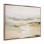 Gold Framed Abstract Landscape Canvas Painting, 32" x 42"