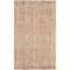 Ivory and Natural Jute Hand-Woven Area Rug