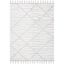 Ivory Hand-Knotted Wool 6' x 9' Area Rug