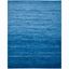 Light Blue and Dark Blue Abstract Rectangular Area Rug, 8' x 10'