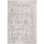 Ivory Rectangular Stain-Resistant Synthetic Area Rug