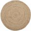 Handmade Ivory Braided Jute Round Area Rug