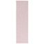 Soft Pink Courtyard 27" Non-Slip Synthetic Indoor/Outdoor Rug