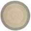 Coastal Ivory Hand-Knotted Jute 8' Round Area Rug