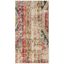 Light Grey and Multi Synthetic Boho Area Rug