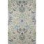 Bellewood Blue Floral Hand-Tufted Wool Rectangular Rug, 2' x 3'