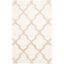 Ivory and Camel Geometric Wool Flat Weave Rug, 3' x 5'