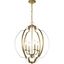 Voleta 26.25" Brass 4-Light Foyer Pendant