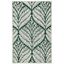 Capri 5' x 8' Dark Green and Ivory Hand-Tufted Wool Area Rug