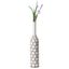 Modern Elegance 33.5" White Polyresin Decorative Floor Vase