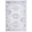 Bayside Transitional Grey Synthetic 5'3" x 7'6" Area Rug