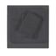 Twin Dark Grey Cotton Sateen 2-Piece Sheet Set