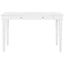 White Wooden Writing Desk with Single Drawer