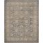 Elegant Gray Synthetic 8' x 10' Easy-Care Area Rug