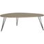 Wynton Oak and Black Hairpin Leg Coffee Table