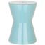 Liana Light Blue Ceramic Hourglass Garden Stool