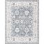 Ivory and Charcoal Hand-Knotted Wool 8' x 10' Area Rug