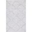 Gray and Natural Flat Woven Cotton Cowhide Area Rug