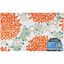 Rejuvenation Orange and Turquoise Pet Feeding Placemat