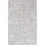 Ivory Abstract Hand-Tufted Wool & Viscose 2' x 3' Accent Rug