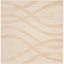 Chic Lodge Cream/Champagne Synthetic 8' x 8' Square Area Rug