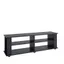 Ravenwood Black 62" Media Console with Adjustable Shelves