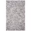 Gray and Beige 6' x 9' Wool Abstract Tufted Rug