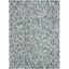 Hand-Knotted Blue/Ivory Jute 8'x10' Non-Slip Area Rug