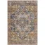 Harriet 12' x 15' Rust and Blue Vintage Medallion Fringe Area Rug