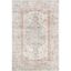 Elegant Vintage Floral Gray 9' x 12' Synthetic Area Rug