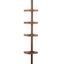 Bronze 4-Tier Adjustable Tension Corner Shower Caddy