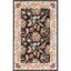 Chelsea Black Floral Hand-Knotted Wool Area Rug