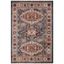 Vintage Persian Cream and Rust Hand-Knotted Area Rug