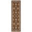 Heritage Brown and Blue Hand-Tufted Wool Runner Rug