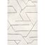 Handmade Geometric Off-White Wool Area Rug