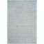 Silver and Ivory Diamond Pattern Wool 6' x 9' Rug