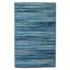 Marina Stripes China Blue 2'7" x 4'3" Synthetic Indoor/Outdoor Rug