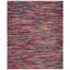 Handmade Boho Stripe Cotton Area Rug, 8' x 10', Multicolor