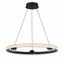 CCT Selectable Black Aluminum 24" LED Pendant Light