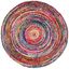 Handmade Multicolor Cotton Braided Round Area Rug