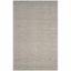 Silver Hand-Tufted Wool Area Rug, 6' x 9'