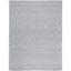 Gray Flat Woven Rectangular 6' x 9' Wool Area Rug