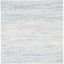 Marbella Blue and Ivory Hand Woven Wool Area Rug, 6' x 6'