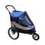 Atlas Blue All-Terrain Pet Jogger Stroller with Mesh Windows