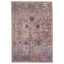 Elva Lavender and Gold Rectangular Synthetic Area Rug